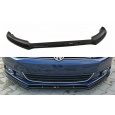 Maxton Design spoiler pod přední nárazník ver.1 pro Volkswagen Jetta Mk6, černý lesklý plast ABS