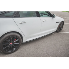 Maxton Design difuzory pod boční prahy pro Jaguar XJ X351, černý lesklý plast ABS Maxton Design difuzory pod boční prahy pro Jaguar XJ X351, černý lesklý plast ABS