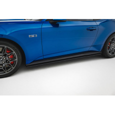 Maxton Design "Street Pro" difuzory pod boční prahy pro Ford Mustang Mk7 GT, plast ABS bez povrchové úpravy, s černou a červenou linkou Maxton Design "Street Pro" difuzory pod boční prahy pro Ford Mustang Mk7 GT, plast ABS bez povrchové úpravy, s černou a červenou linkou