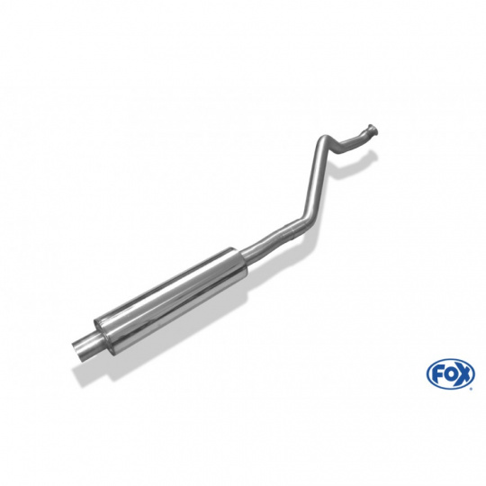 Fox Sportauspuff přední díl s tlumičem pro Renault Laguna III s motorem 2.0