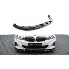 Maxton Design spoiler pod přední nárazník pro BMW řada 3 G20 Facelift, G21 Facelift, černý lesklý plast ABS