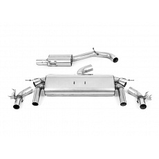 Milltek Sport homologovaný výfuk cat-back GPF Back pro Volkswagen T-Roc R 2.0TSI 300ps (MQB EVO modely s OPF/GPF) 2023-2024, typ koncovek: GT-100 titanové