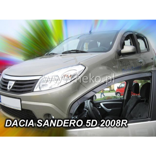 HEKO ofuky oken Dacia Sandero / Stepway I 5dv (2008-2012) přední