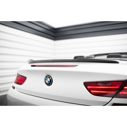 Maxton Design prodloužení spoileru pro BMW řada 6 F12, černý lesklý plast ABS, M-Pack