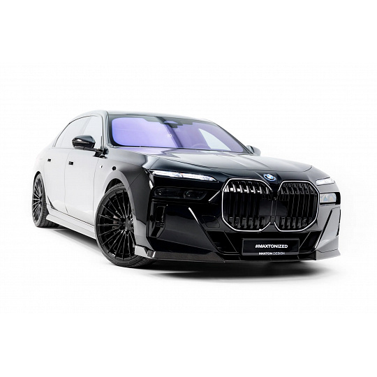 Maxton Design spoiler pod přední nárazník pro BMW řada 7 G70 M760e, G70 M-Pack, materiál pravý karbon