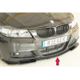 Rieger lipa pod přední nárazník pro BMW řada 3 E91 touring, 09/08-, plast ABS lakovaný do černé lesklé barvy