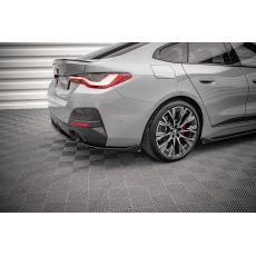 Maxton Design boční difuzory pod zadní nárazník ver.2 pro BMW řada 4 G26 M-Pack, černý lesklý plast ABS