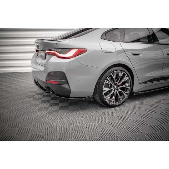 Maxton Design boční difuzory pod zadní nárazník ver.2 pro BMW řada 4 G26 M-Pack, černý lesklý plast ABS