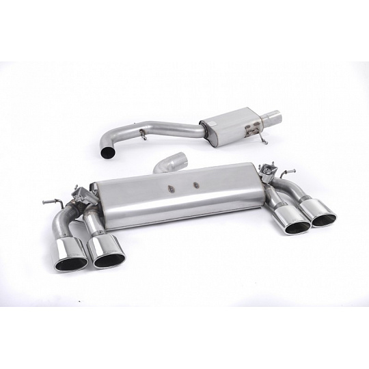 Milltek Sport homologovaný výfuk cat-back s rezonátorem (tišší) pro Volkswagen Golf MK7 R 2.0 TSI 300PS (ECE schválení, 76.2mm vedení) 2014-2016, typ koncovek: oválné leštěné Milltek Sport homologovaný výfuk cat-back s rezonátorem (tišší) pro Volkswagen Golf MK7 R 2.0 TSI 300PS (ECE schválení, 76.2mm vedení) 2014-2016, typ koncovek: oválné leštěné