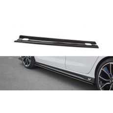 Maxton Design difuzory pod boční prahy ver.1 pro Hyundai i30 N Mk3, černý lesklý plast ABS