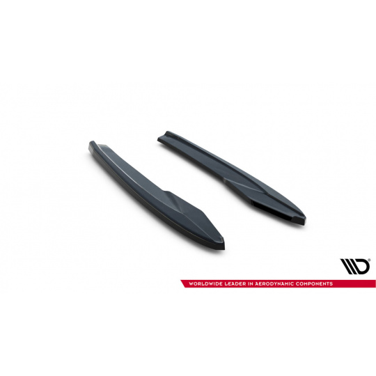 Maxton Design boční difuzory pod zadní nárazník v.2 pro Cupra Leon ST Mk1, černý lesklý plast ABS