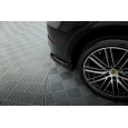 Maxton Design boční difuzory pod zadní nárazník pro Porsche Cayenne Mk3 Sport Design, černý lesklý plast ABS