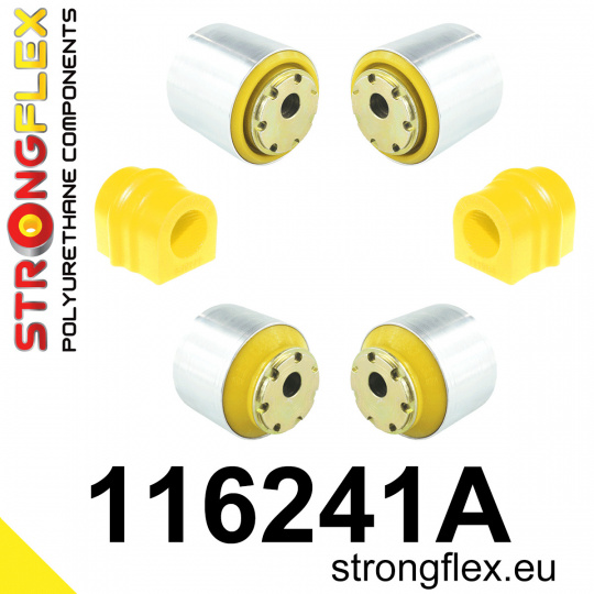 116241A: Strongflex Sada silentbloků předního zavěšení varianta SPORT