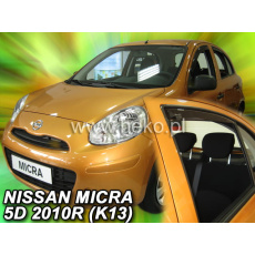 HEKO ofuky oken Nissan Micra K13 5dv (2010-2017) přední + zadní