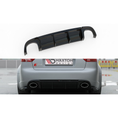 Maxton Design vložka zadního nárazníku pro Audi RS4 B7, černý lesklý plast ABS