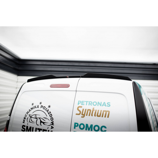 Maxton Design prodloužení spoileru pro Mercedes Citan Mk1, černý lesklý plast ABS