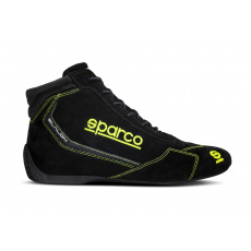 Závodní boty Sparco Slalom s homologací FIA, barva: černo-žlutá, velikost: 46 Závodní boty Sparco Slalom s homologací FIA, barva: černo-žlutá, velikost: 46