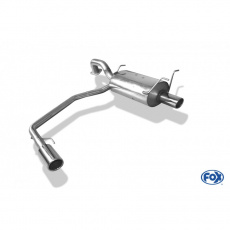 Fox Sportauspuff koncový tlumič výfuku s koncovkou 1x90 Typ 16 na obou stranách pro Nissan Primera P12 2002- s motorem 1.8, 2.0, Limousine