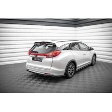 Maxton Design prodloužení spoileru pro Honda Civic Mk9, černý lesklý plast ABS, Tourer