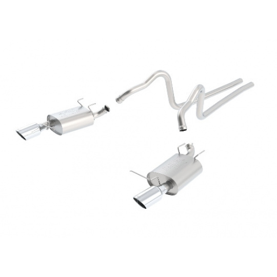 Borla Cat-Back výfukový systém "ATAK" pro Ford Mustang 3,7l V6 RWD 2-dvéř. Coupé/Convertible , r.v. od 11-14