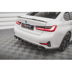Maxton Design vložka zadního nárazníku pro BMW řada 3 G20, G21, černý lesklý plast ABS Maxton Design vložka zadního nárazníku pro BMW řada 3 G20, G21, černý lesklý plast ABS