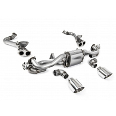 Milltek Sport náhrada GPF/OPF pro Porsche Cayman 718 GT4 4.0 (s OPF/GPF - vyrobeno od února 2020) 2020-2024, typ koncovek: GT-115 leštěné