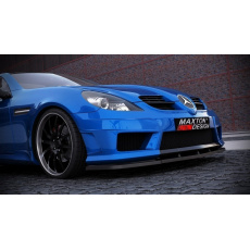 Maxton Design spoiler pod přední nárazník pro Mercedes SLK R 171, černý lesklý plast ABS, pod nárazník (ME-SLK-R171-AMG172-F1) Maxton Design spoiler pod přední nárazník pro Mercedes SLK R 171, černý lesklý plast ABS, pod nárazník (ME-SLK-R171-AMG172-F1)