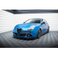 Maxton Design spoiler pod přední nárazník pro Alfa Romeo Giulietta Facelift, černý lesklý plast ABS