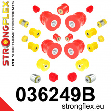 036249B: Strongflex Kompletní sada polyuretanových silentbloků pro zavěšení 036249B: Strongflex Kompletní sada polyuretanových silentbloků pro zavěšení