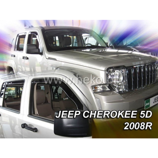 HEKO ofuky oken Jeep Cherokee / Liberty KK 5dv (2008-2012 ) přední