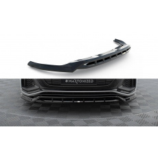 Maxton Design spoiler pod přední nárazník ver.2 pro Audi Q8 Mk 1, černý lesklý plast ABS, S-Line