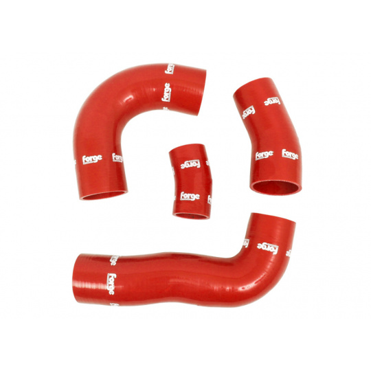 Forge Motorsport sada silikonových hadic pro tlakové vedení k turbu pro VW Golf 7 GTI/Golf 7 R včetně facelift, barva hadic: červená