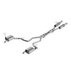 Borla Cat-Back výfukový systém "S-Type" pro Jeep Grand Cherokee L 3.6L V6 automat, 2WD/4WD, 4-dveř., r.v. 2021-2023