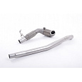Milltek Sport downpipe a Hi-Flow sportovní katalyzátor pro Audi S3 2.0 TFSI quattro Sedan/Cabrio 8V/8V.2 (bez GPF) 2013-2018 (US model), pouze pro OE výfukový systém