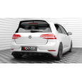 Maxton Design boční difuzory pod zadní nárazník ver.2 pro Volkswagen Golf GTI Mk7 Facelift, černý lesklý plast ABS