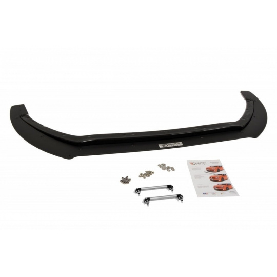 Maxton Design hybridní spoiler pod přední nárazník pro Ford Focus RS Mk3, černý lesklý plast ABS Maxton Design hybridní spoiler pod přední nárazník pro Ford Focus RS Mk3, černý lesklý plast ABS