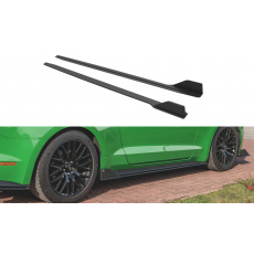 Maxton Design "Street Pro" difuzory pod boční prahy ver.2 pro Ford Mustang MK6 GT Facelift, plast ABS bez povrchové úpravy Maxton Design "Street Pro" difuzory pod boční prahy ver.2 pro Ford Mustang MK6 GT Facelift, plast ABS bez povrchové úpravy