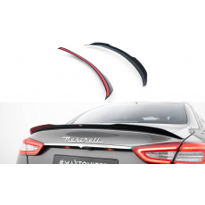 Maxton Design prodloužení spoileru pro Maserati Quattroporte Mk6, černý lesklý plast ABS Maxton Design prodloužení spoileru pro Maserati Quattroporte Mk6, černý lesklý plast ABS