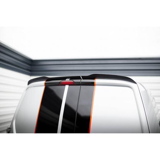 Maxton Design prodloužení spoileru pro Ford Transit Courier Mk1, černý lesklý plast ABS