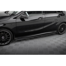 Maxton Design "Street Pro" difuzory pod boční prahy pro Mercedes třída A W176 Facelift AMG-Line, plast ABS bez povrchové úpravy, s červenou linkou Maxton Design "Street Pro" difuzory pod boční prahy pro Mercedes třída A W176 Facelift AMG-Line, plast ABS bez povrchové úpravy, s červenou linkou