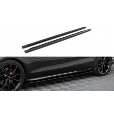 Maxton Design difuzory pod boční prahy pro Audi A5, S5 8T Facelift, černý lesklý plast ABS Maxton Design difuzory pod boční prahy pro Audi A5, S5 8T Facelift, černý lesklý plast ABS