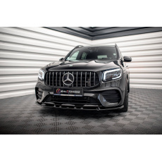 Maxton Design spoiler pod přední nárazník pro Mercedes GLB X247 GLB 35 AMG, černý lesklý plast ABS