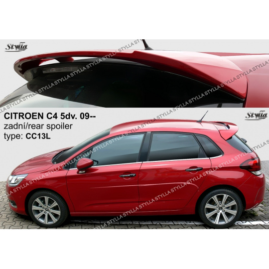 Stylla spoiler zadních dveří Citroen C4 5dv (2010 - 2018) - horní