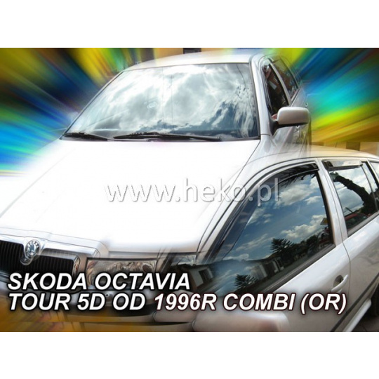 HEKO ofuky oken Škoda Octavia I Combi + Tour (1996-2010) přední + zadní
