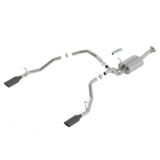 Borla Cat-Back výfukový systém "Touring" vedený skrz zadní nárazník, typ 36 pro Ram 1500 5.7l, automat. přev, CC/SHB (5´7"), WB 144.6", r.v. 2019-2020, typ koncovek: černé