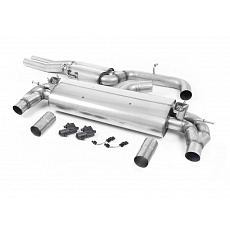Milltek sport ValveSonic výfukový systém cat-back s rezonátorem pro Audi RS3 Sedan 400PS (8V MQB) - s OPF/GPF 2019-2024, typ koncovek: oválné titanové