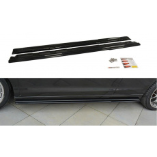 Maxton Design difuzory pod boční prahy pro Renault Laguna Mk3, Carbon-Look Maxton Design difuzory pod boční prahy pro Renault Laguna Mk3, Carbon-Look
