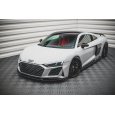 Maxton Design spoiler pod přední nárazník pro Audi R8 Mk2 Facelift, černý lesklý plast ABS