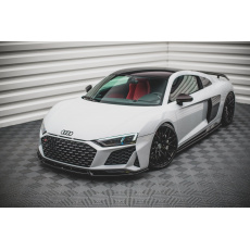 Maxton Design spoiler pod přední nárazník pro Audi R8 Mk2 Facelift, černý lesklý plast ABS