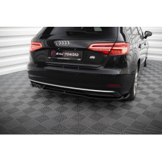 Maxton Design boční difuzory pod zadní nárazník pro Audi A3 8V FL, černý lesklý plast ABS, Sportback Maxton Design boční difuzory pod zadní nárazník pro Audi A3 8V FL, černý lesklý plast ABS, Sportback